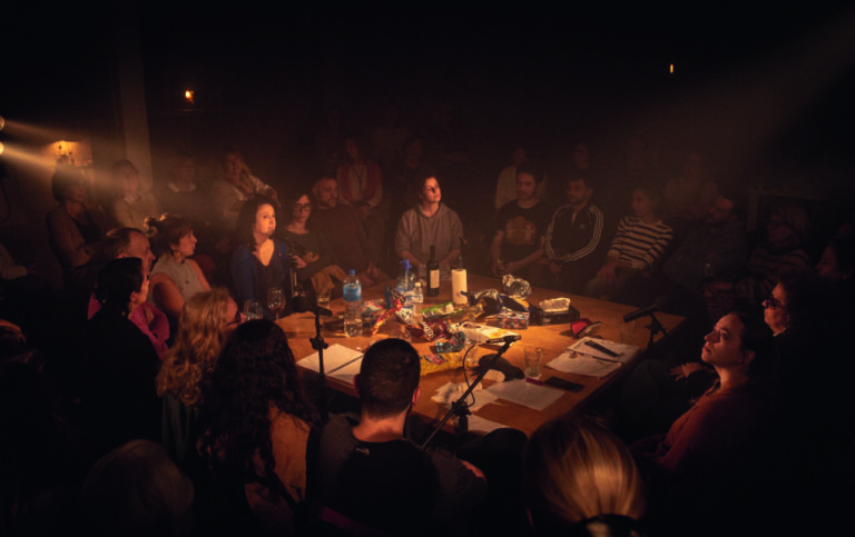 Escena de la producción teatral La Gaviota en el Teatro Principal