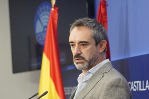 David Hierro de Vox hablando sobre presupuestos en Castilla y León