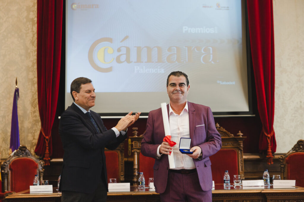 Entrega de premios en la Cámara de Comercio de Palencia