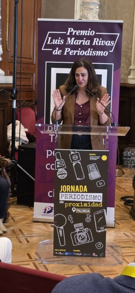 Ponente en la Jornada de Periodismo de Proximidad en Palencia