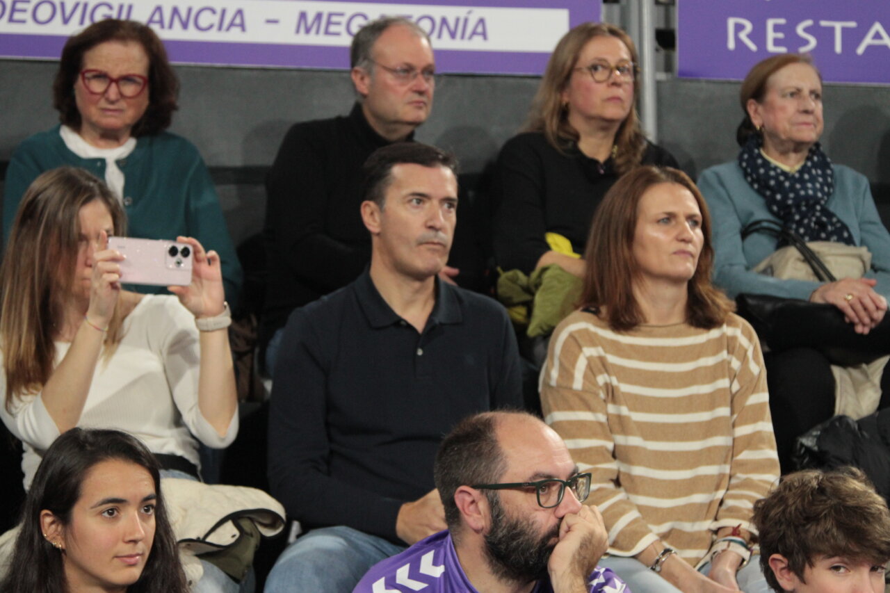 Espectadores en un evento deportivo en Palencia.