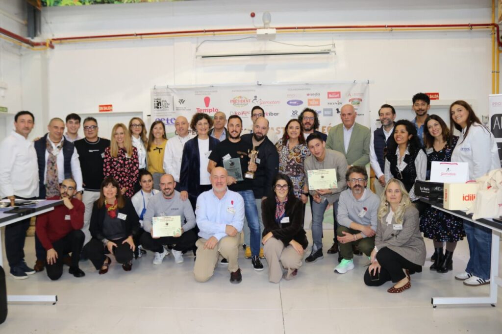 Participantes del I Campeonato Barista de Castilla y León en Palencia