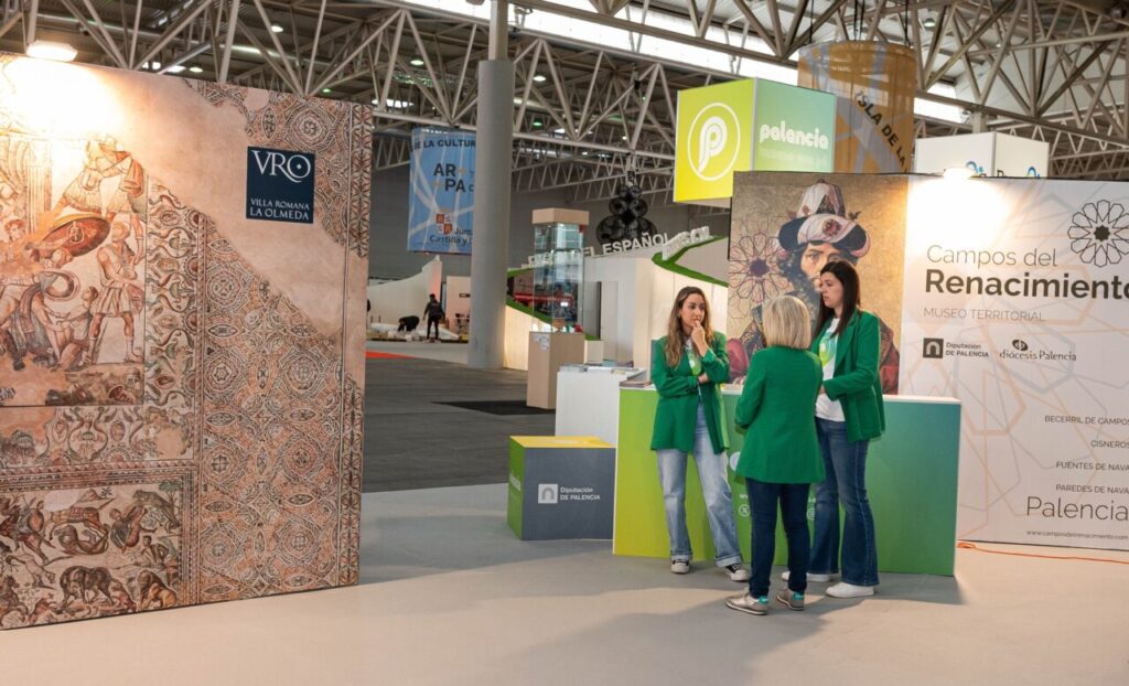 Stand de Palencia en la Feria Internacional de Turismo INTUR 2025