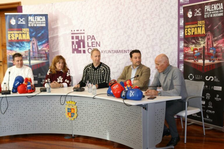 Presentación de los Campeonatos de España de boxeo en Palencia