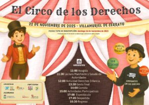 Cartel del Circo de los Derechos en Villamuriel de Cerrato