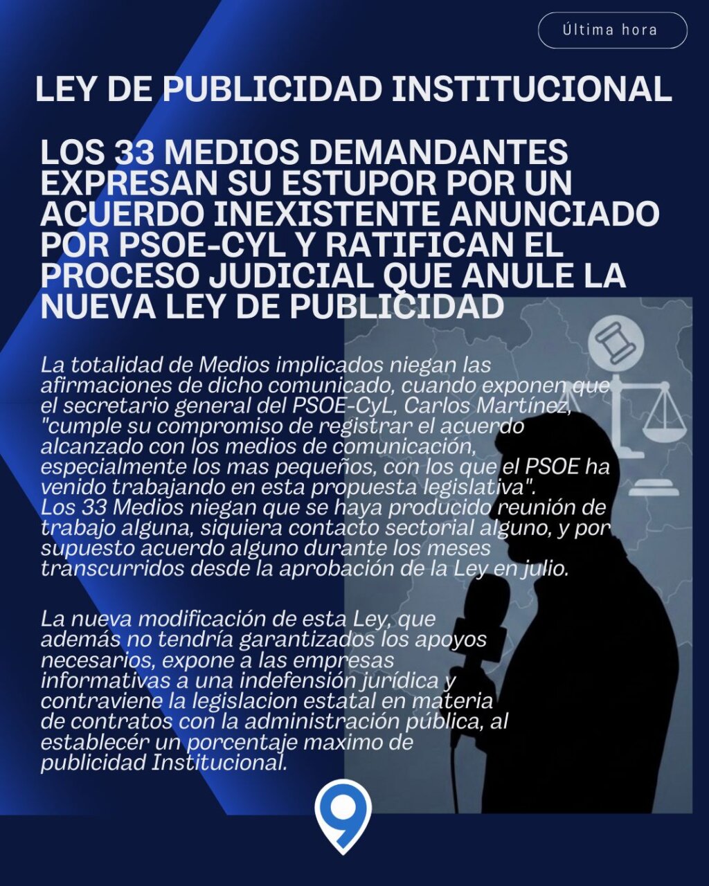 Comunicado sobre la Ley de Publicidad en Castilla y León