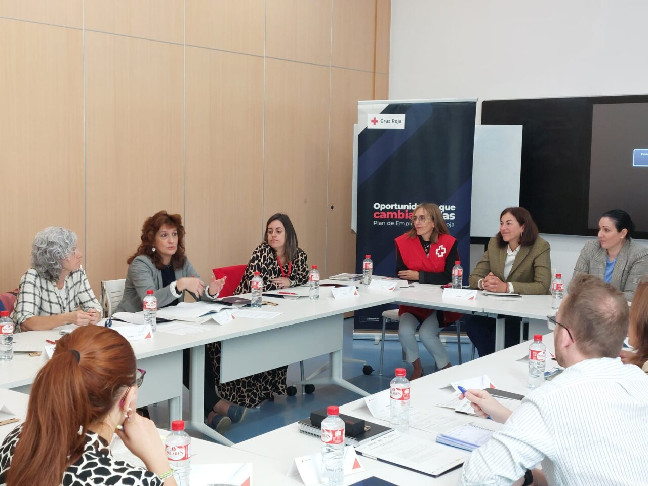 Reunión de Cruz Roja sobre el Plan de Empleo en Palencia