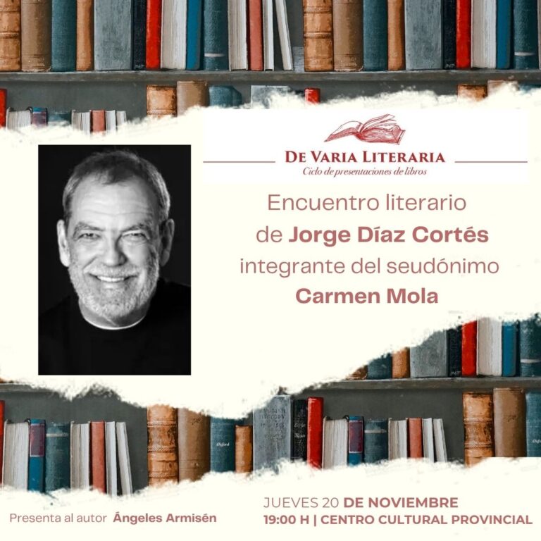 Jorge Díaz Cortés en el encuentro literario De Varia Literaria