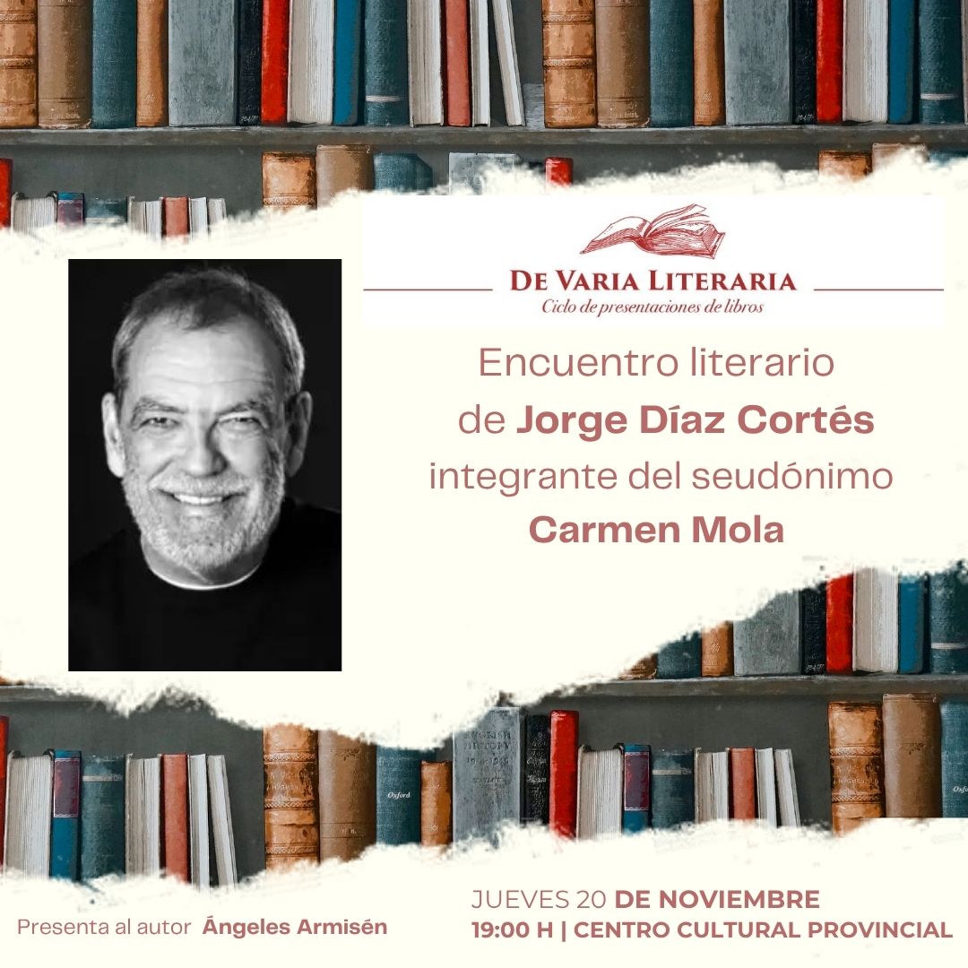 Jorge Díaz Cortés en el encuentro literario De Varia Literaria