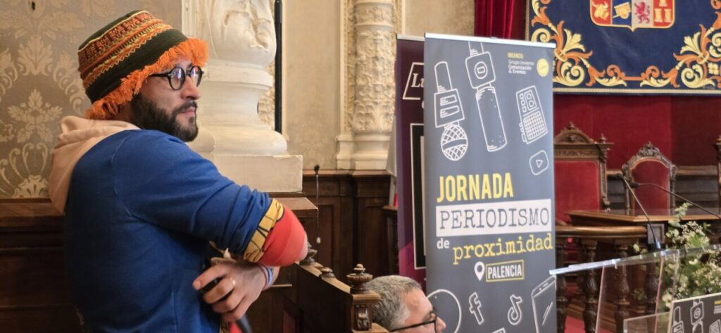 Participante en la Jornada de Periodismo de Proximidad en Palencia
