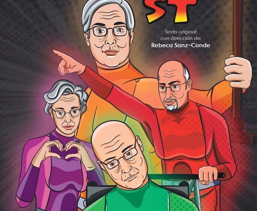 Cartel del Grupo Alhama de Teatro para la obra Residencia ST