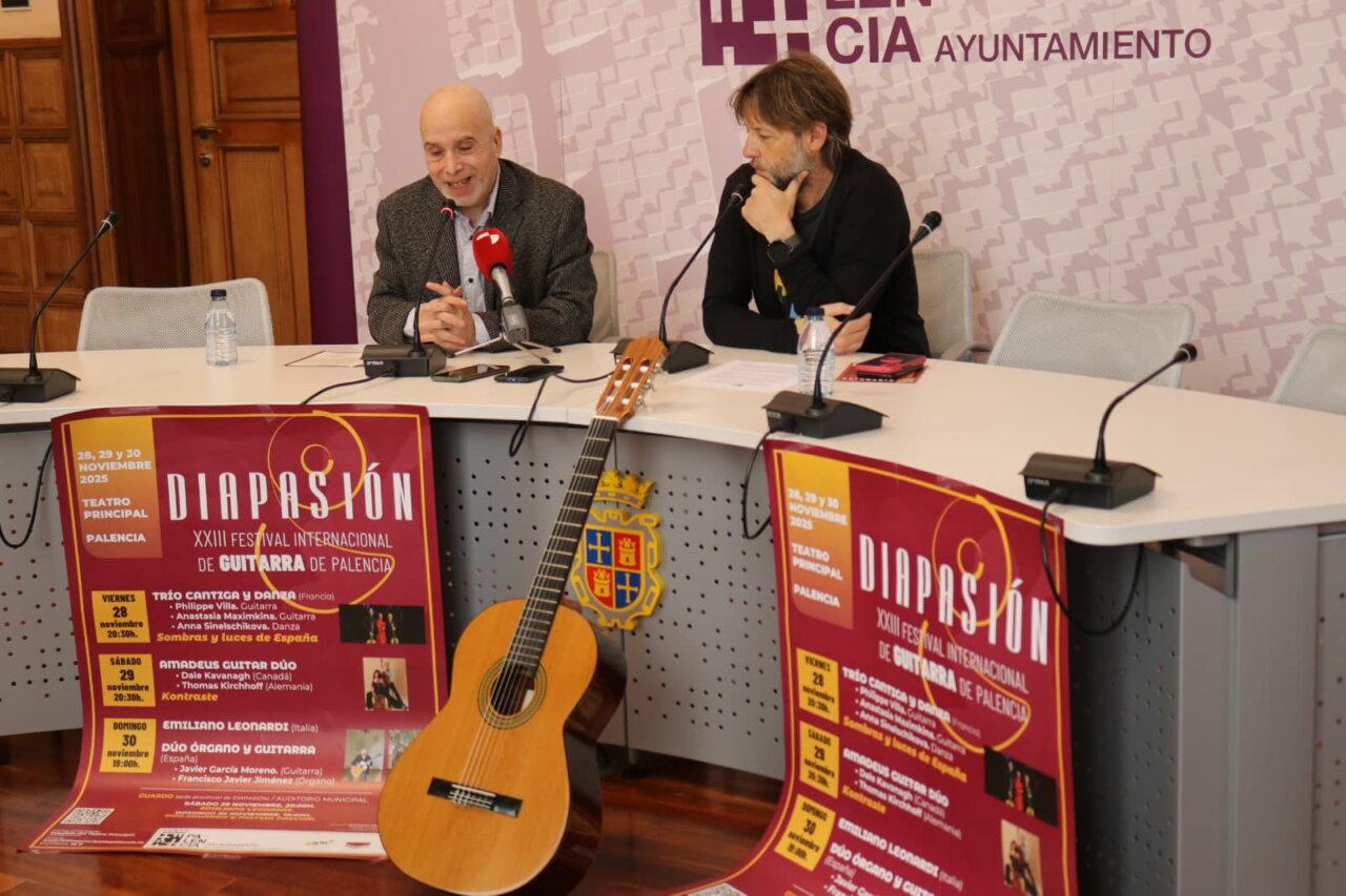 Presentación del XXIII Festival Internacional de Guitarra Diapasión en Palencia