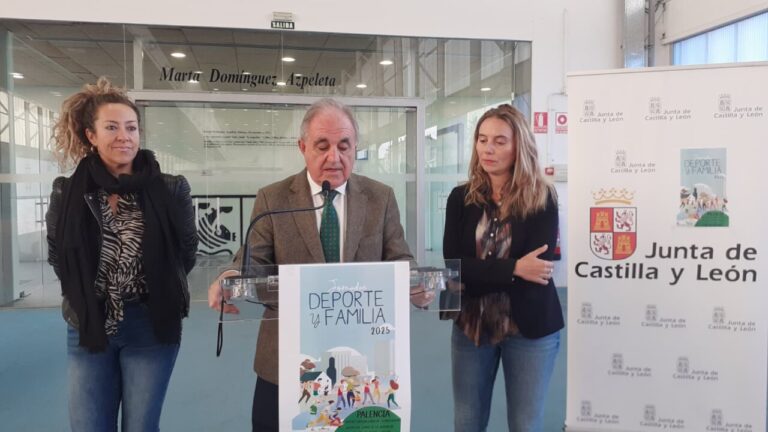 Presentación de la jornada Deporte y Familia en Palencia