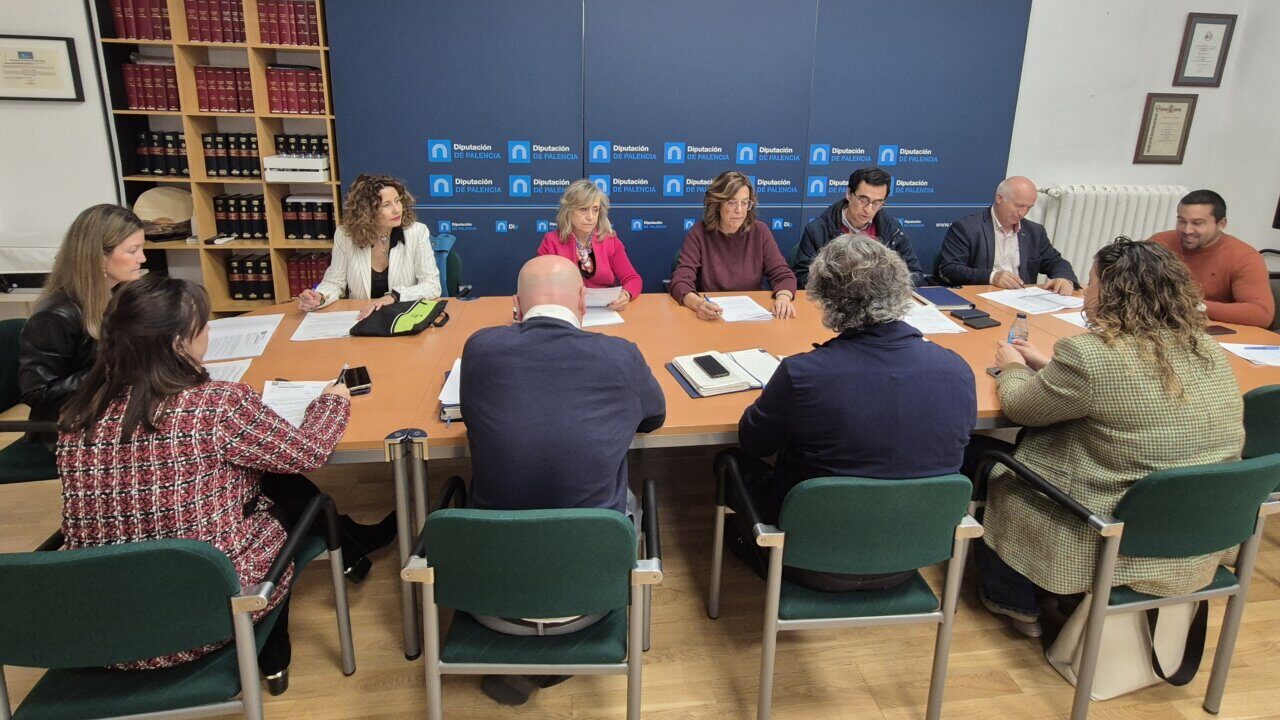 Reunión de la Junta de Gobierno de la Diputación de Palencia en noviembre de 2025