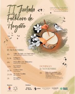 Cartel de la Juntada de Folklore de Hogaño en Cervera de Pisuerga