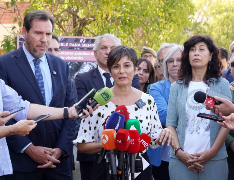 La ministra Isabel Rodríguez habla sobre vivienda en Palencia