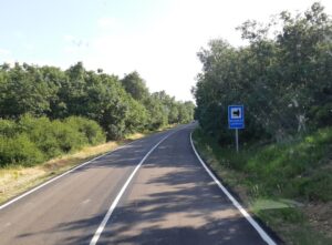 Camino hacia el mirador de Las Matas en Cervera de Pisuerga