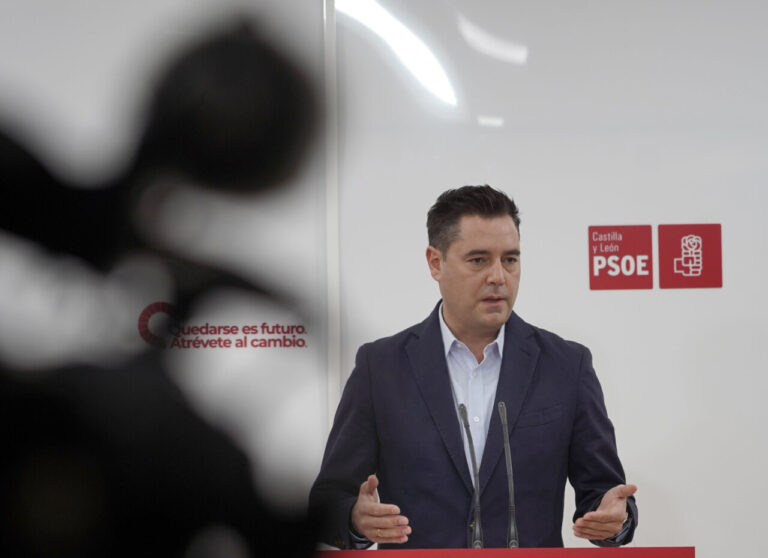 Daniel de la Rosa hablando sobre los presupuestos en Palencia