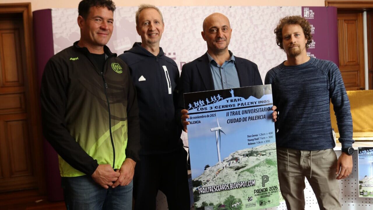 Presentación del II Trail Universitario y X Tres Cerros en Palencia