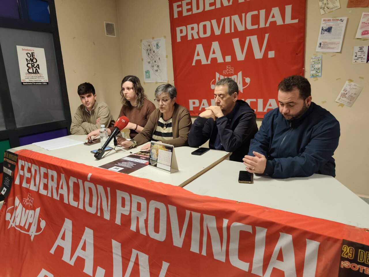 Reunión de la FAVPA en Palencia para protestar contra pantallas acústicas