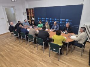 Reunión de la Diputación de Palencia sobre presupuestos 2026
