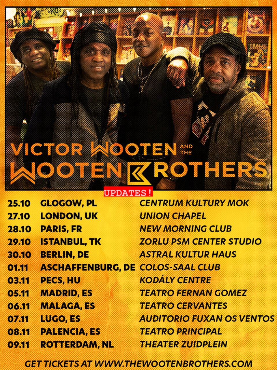 Victor Wooten y sus hermanos en el Festival Internacional Jazz Palencia