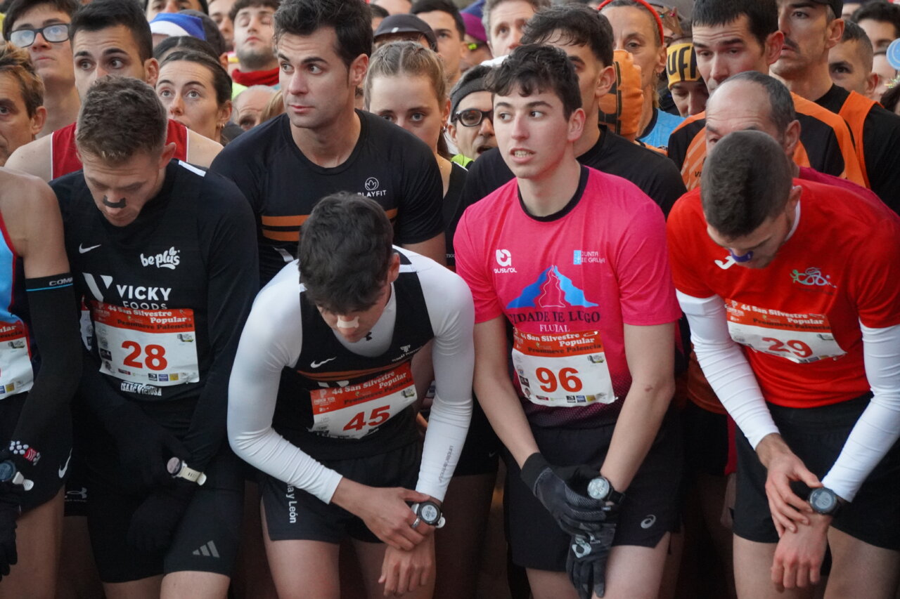 Corredores listos para la San Silvestre en Palencia