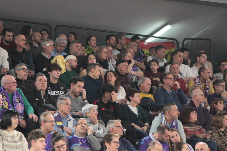 Aficionados en las gradas durante un partido de baloncesto