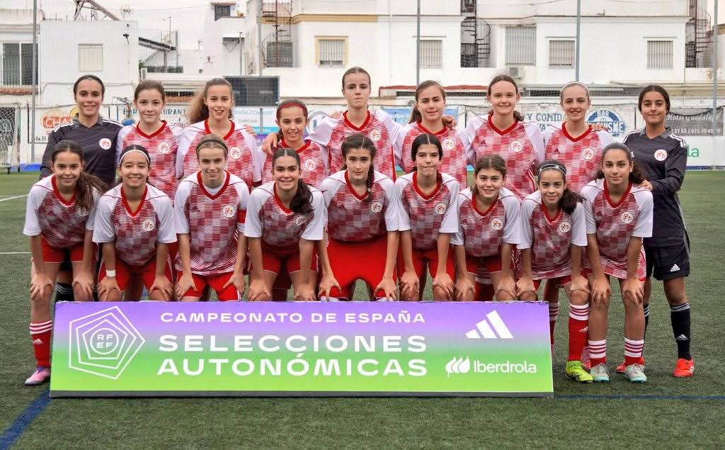Equipo de fútbol femenino de Castilla y León Sub-14 en el campeonato