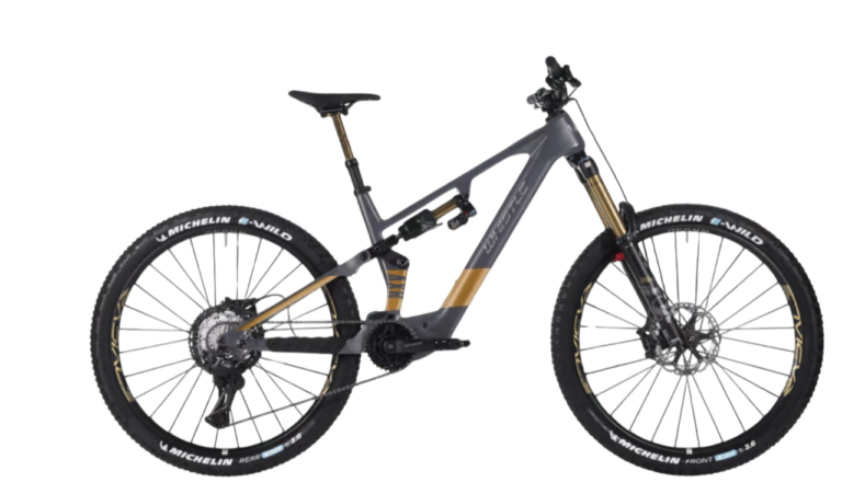 Bicicleta de montaña Whistle con cuadro de carbono y asistencia eléctrica