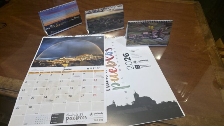 Calendarios solidarios de la Diputación de Palencia para 2026