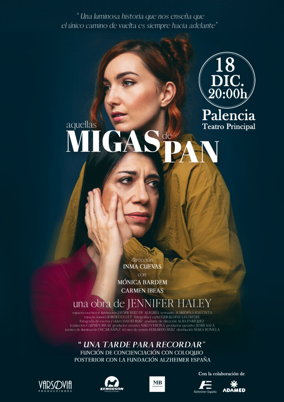 Cartel de la obra Aquellas migas de pan en Palencia