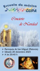 Concierto de Navidad en la Parroquia de San Miguel en Palencia