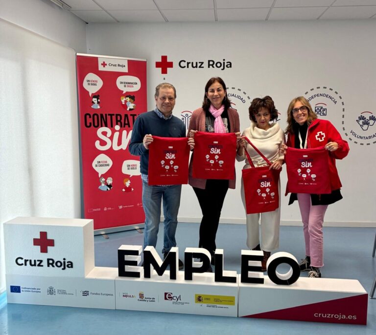 Presentación de la campaña Contrata Sin de Cruz Roja en Palencia