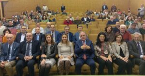 Acto de entrega de distinciones al personal de la Junta de Castilla y León en Palencia.