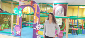 Zona de juegos en Grand Prix, parque infantil en Palencia.