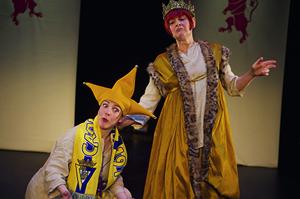 Actrices de Las Niñas de Cádiz en una representación teatral