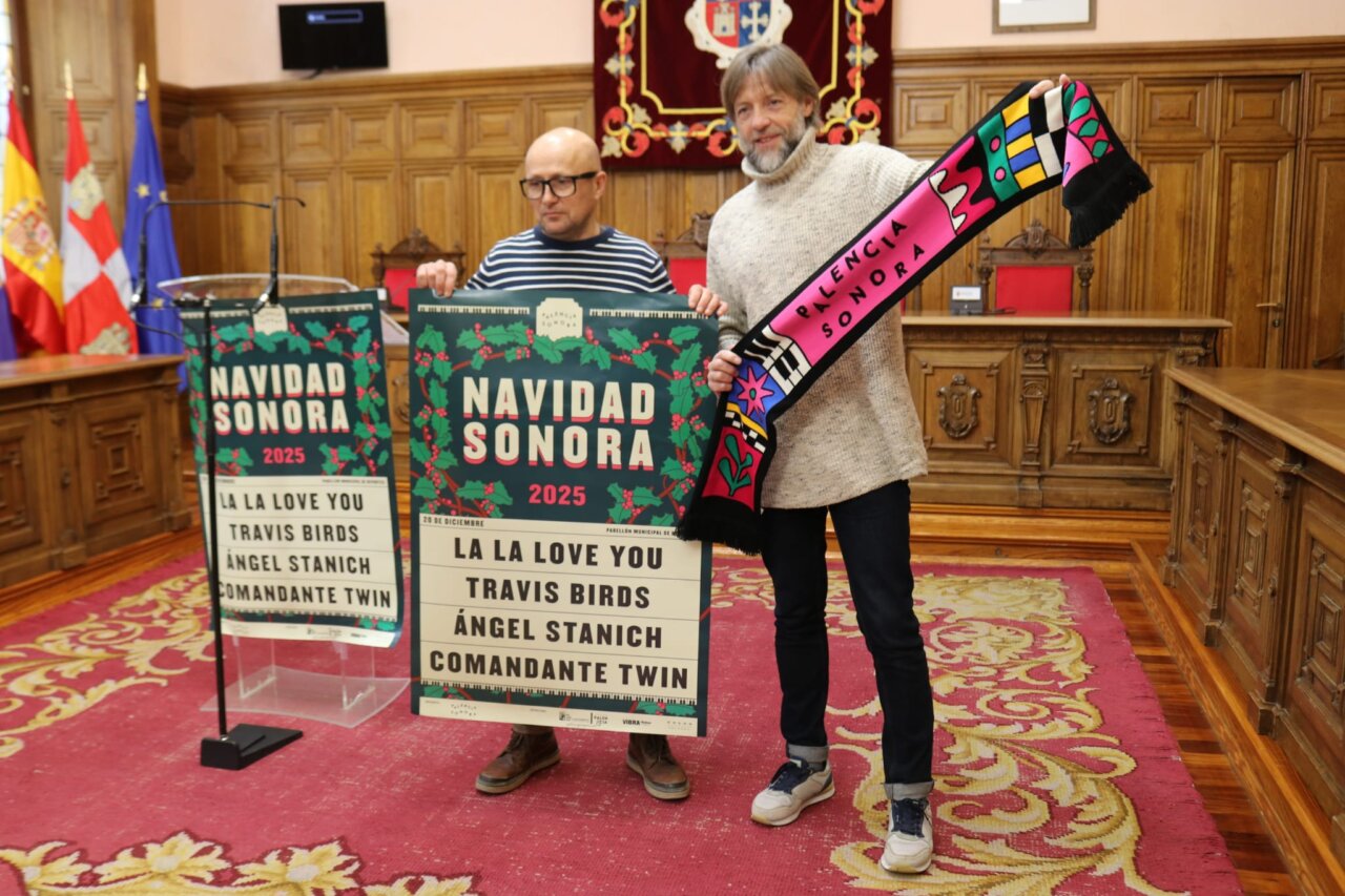 Presentación del evento Navidad Sonora 2025 en Palencia