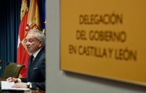 Nicanor Sen durante una presentación en la Delegación del Gobierno en Castilla y León