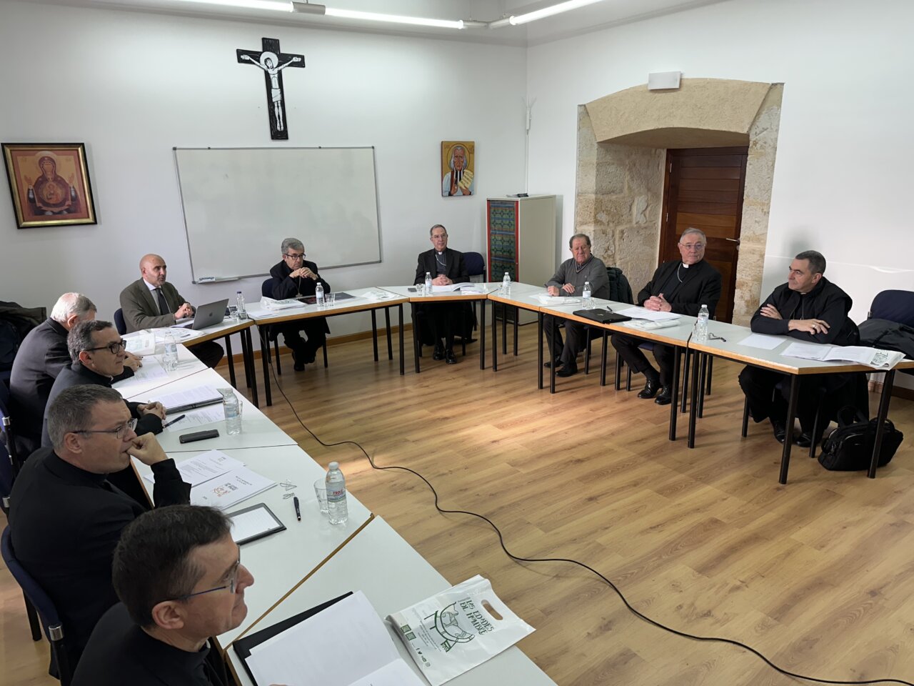 Reunión de obispos en la Fundación Las Edades del Hombre