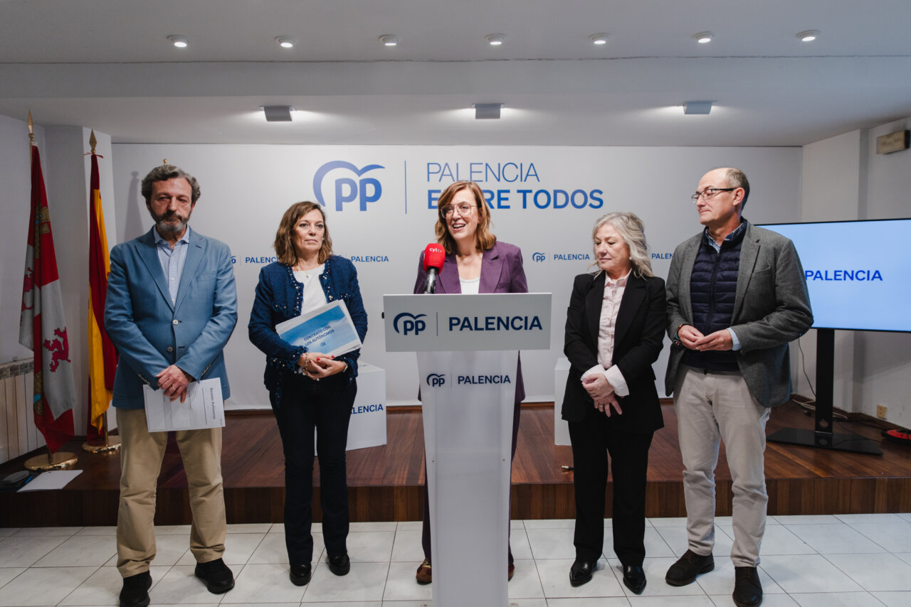 Reunión del PP en Palencia sobre la pérdida de autónomos