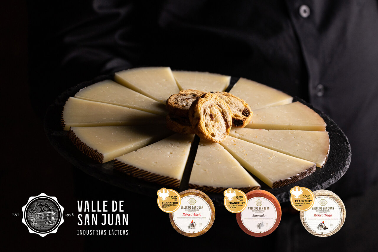 Quesos de Valle de San Juan premiados en Frankfurt con medallas.