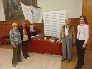 Visita de Red Madre a Fundación Hospitalarias Palencia con cuatro mujeres