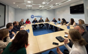 Reunión del Comité de campaña del PP en Palencia con coordinadores provinciales