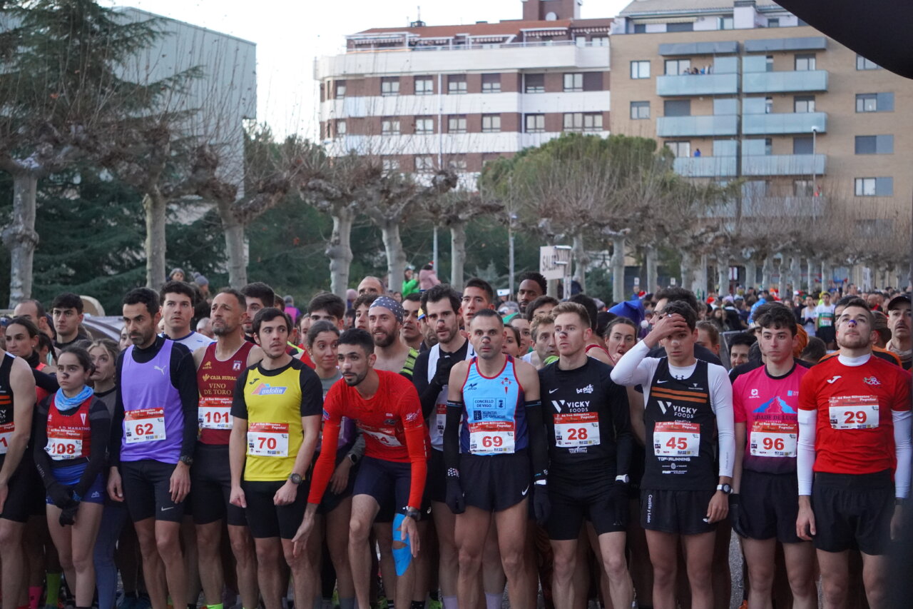 Corredores preparados para la San Silvestre en Palencia