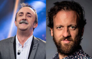 Santi Rodríguez y Edu Soto, comediantes en el Teatro Ortega.