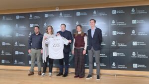 Representantes de la Diputación de Palencia presentan alianza con el Real Madrid