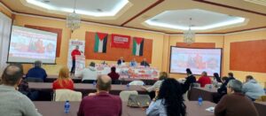 Reunión de secciones sindicales de CCOO en Magaz de Pisuerga