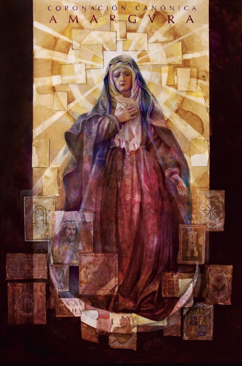 Cuadro de la Coronación Canónica de la Virgen de la Amargura