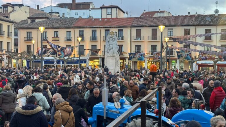 Tractorada infantil: manifestación de los agricultores en Palencia, el 29 de enero de 2026.